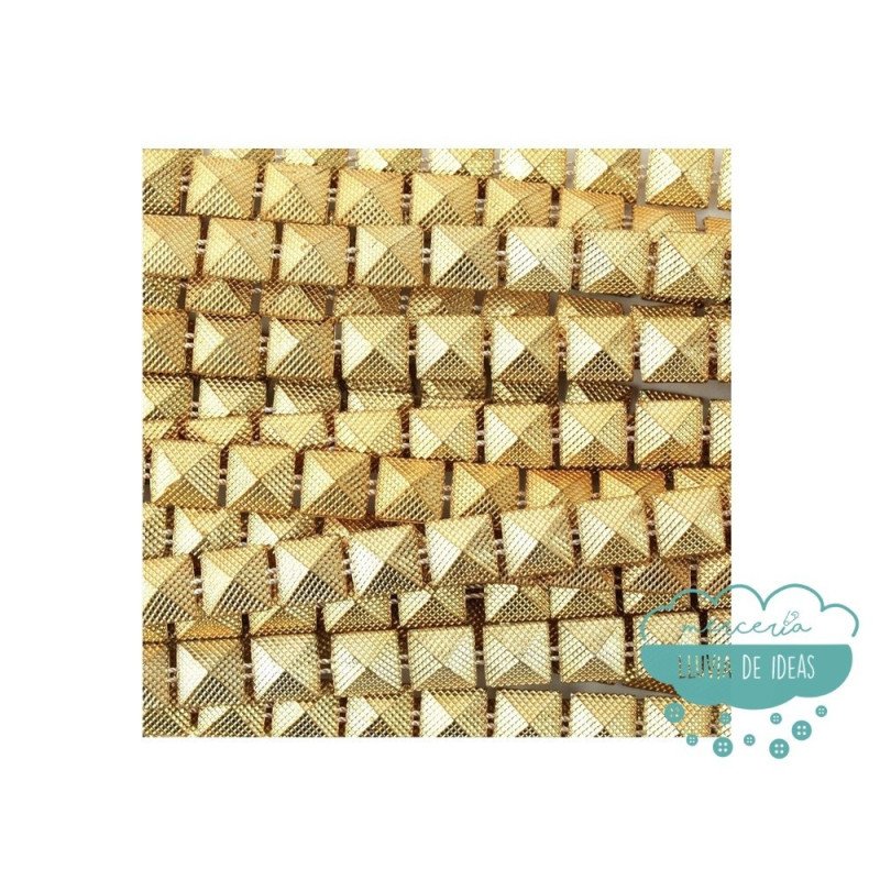 Pasamanería de tachas metalizadas de varios colores - Serie Abie