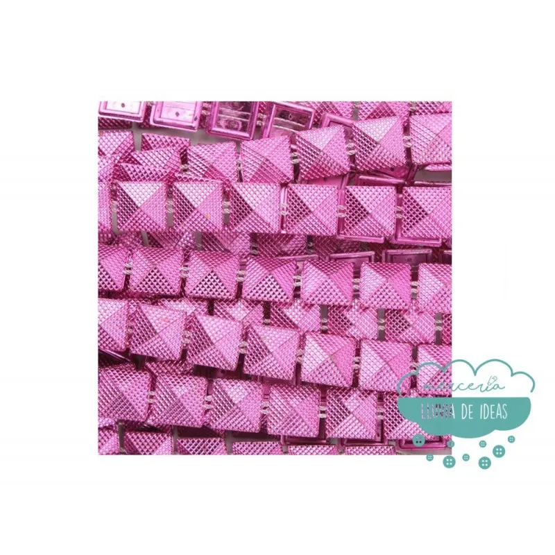 Pasamanería de tachas metalizadas de varios colores - Serie Abie Mercería Lluvia de Ideas