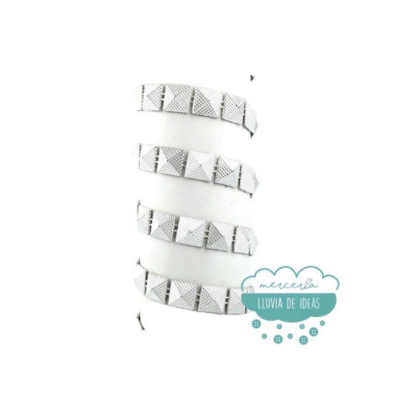 Pasamanería de tachas metalizadas de varios colores - Serie Abie