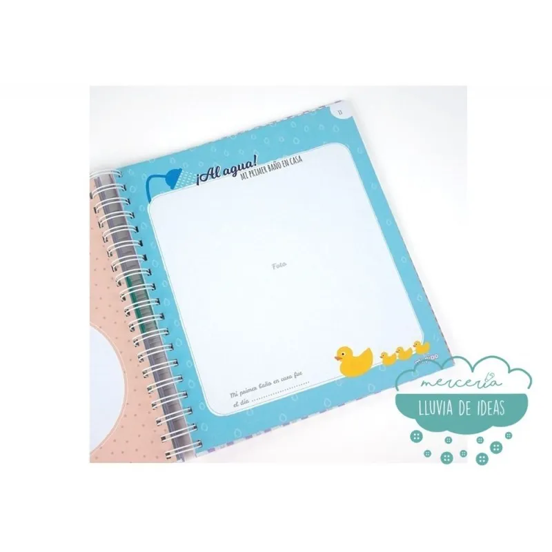 Diario del primer año “Cumplo 1 año” + chupete de regalo