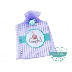 Diario del primer año “Cumplo 1 año” + chupete de regalo