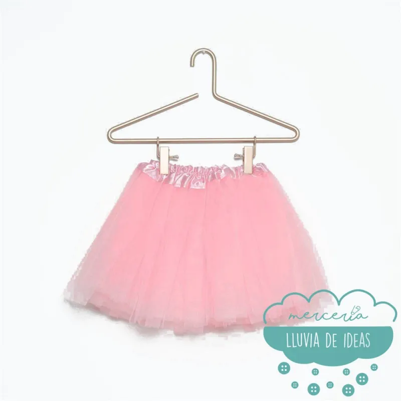 Tutú infantil liso - Varios colores Mercería Lluvia de Ideas