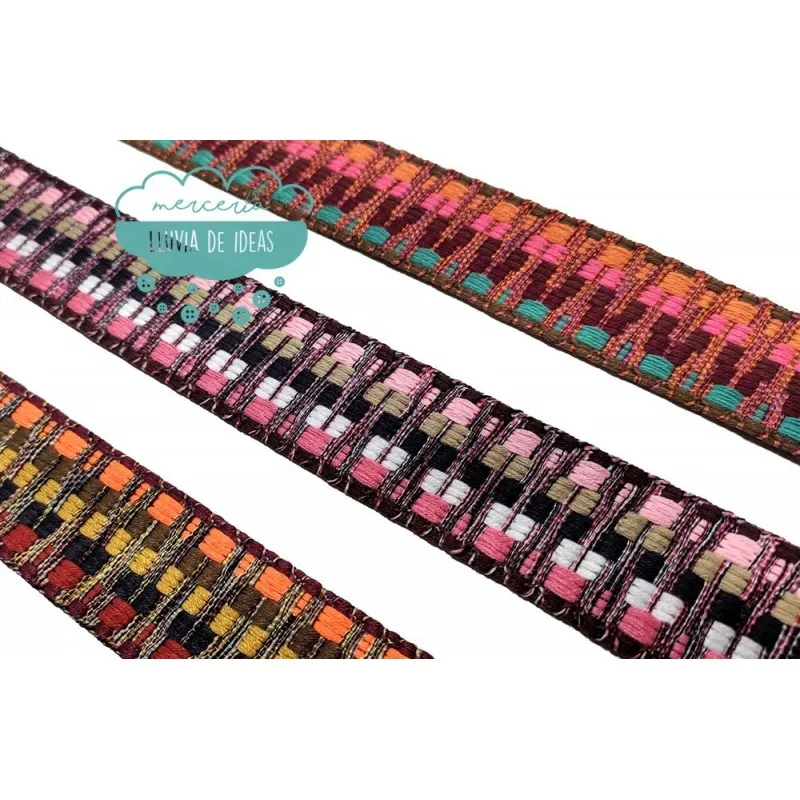 Cinta tejida multicolor - Serie Turquía Cose