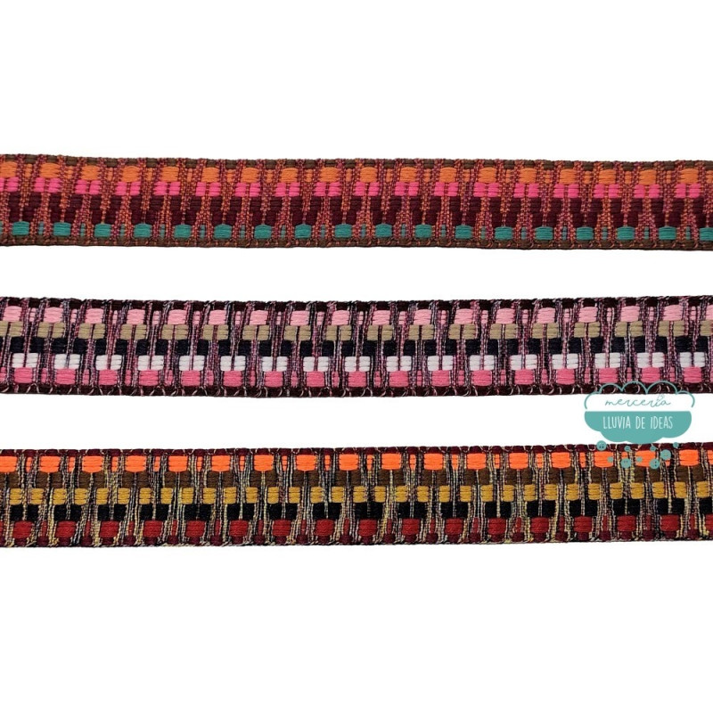 Cinta tejida multicolor - Serie Turquía