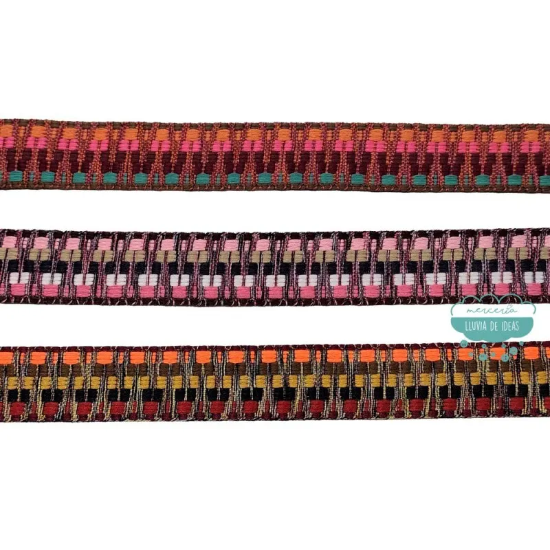 Cinta tejida multicolor - Serie Turquía Cose