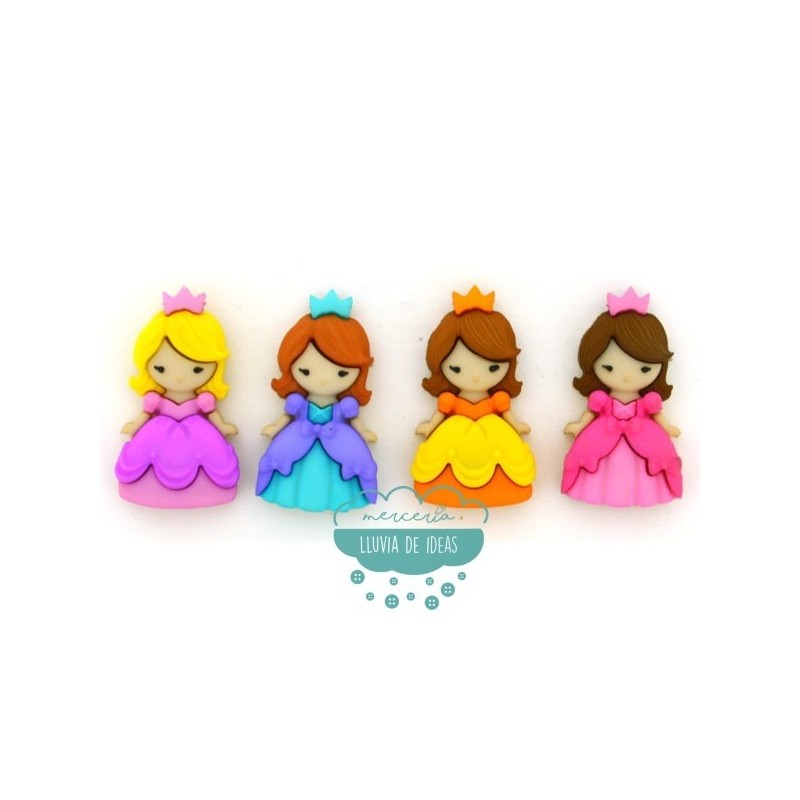 Botones decorativos - Princesas - Dress It Up - CAMBIO COLORES
