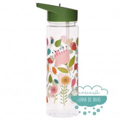 Botella de agua 550 ml. - Otoño floral