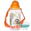 Botella infantil con correa y pajita - Lémur
