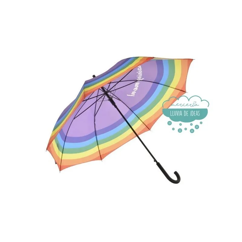 Paraguas automático arco iris - It's raining men! Item Internacional