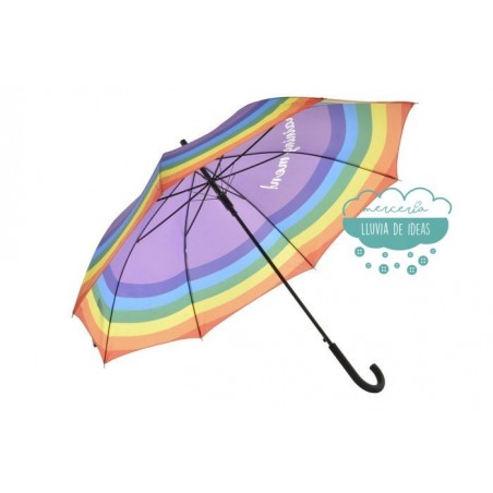 Paraguas automático arco iris - It's raining men!