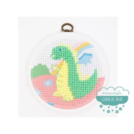 Kit de bordado de medio punto - Dragón