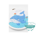 Kit de bordado de medio punto - Ballena