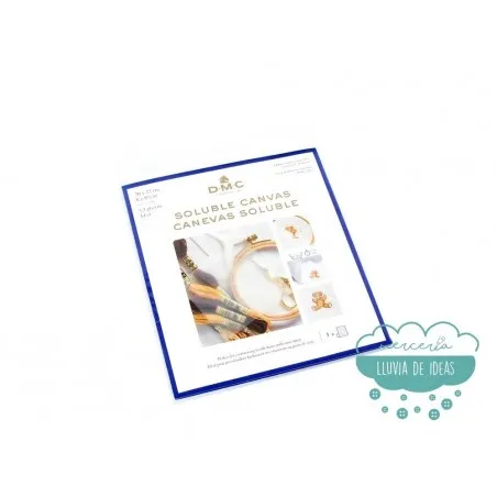 Tela para bordar soluble en agua - Soluble Canvas - DMC