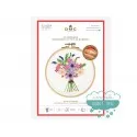 Kit de bordado DMC - Bouquet cosmos