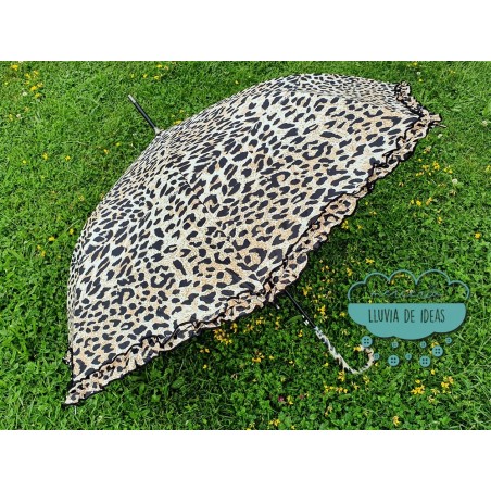 Paraguas automático antiviento - Leopardo