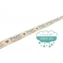 Cinta decorativa estampada - Tendal de bebé Mercería Lluvia de Ideas