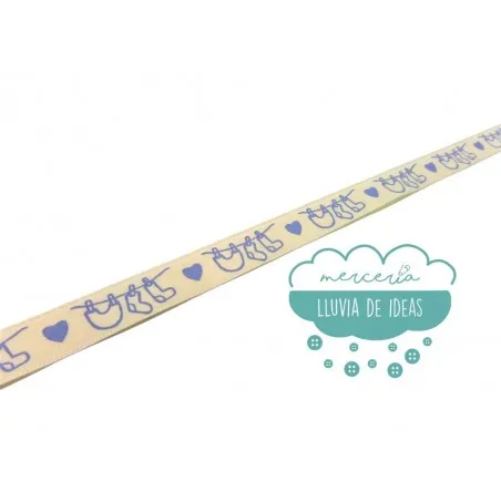 Cinta decorativa estampada - Tendal de bebé