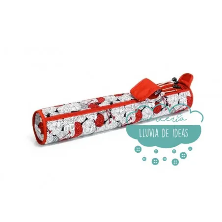 Bolsa Porta Agujas de Tricot merino ovejitas - Prym