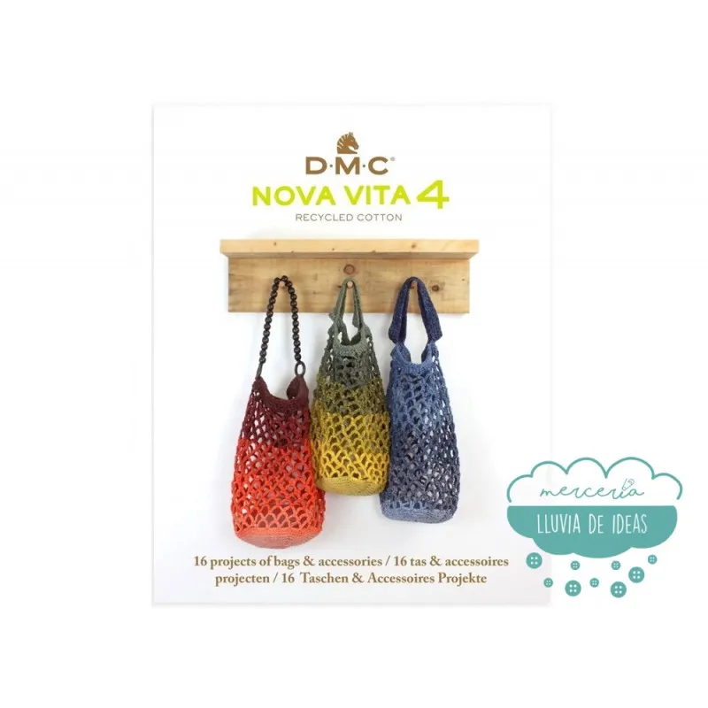 Libro DMC - Nova Vita 4 - 16 proyectos bolsos y accesorios