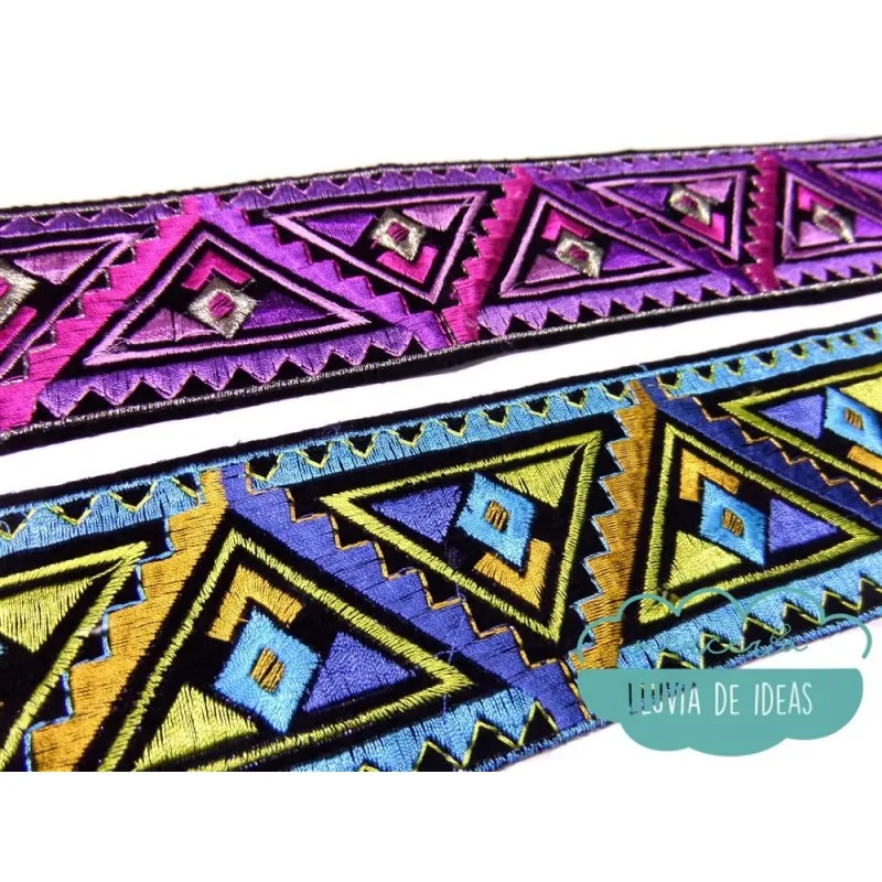 Tapacosturas étnico termoadhesivo - Serie Ananda