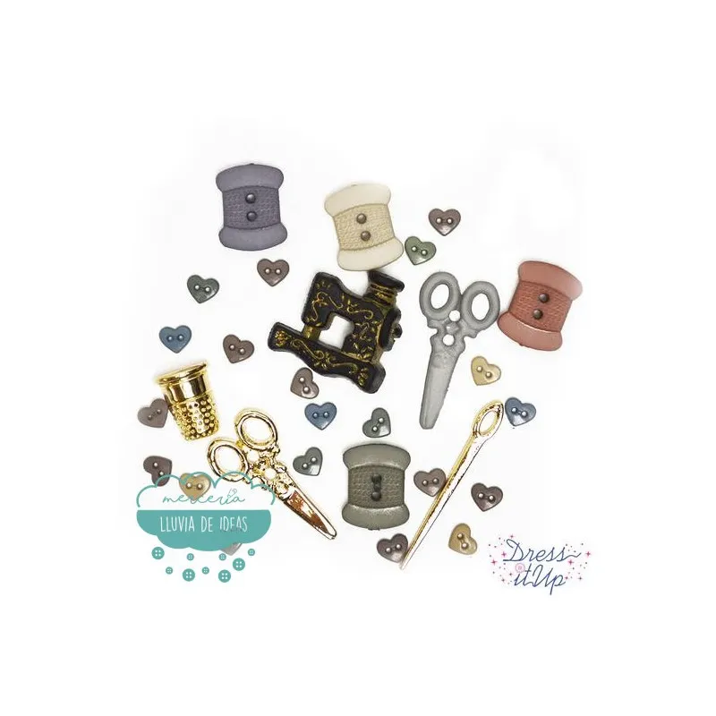 Botones Decorativos - Costura Stitch In Time - Dress It Up