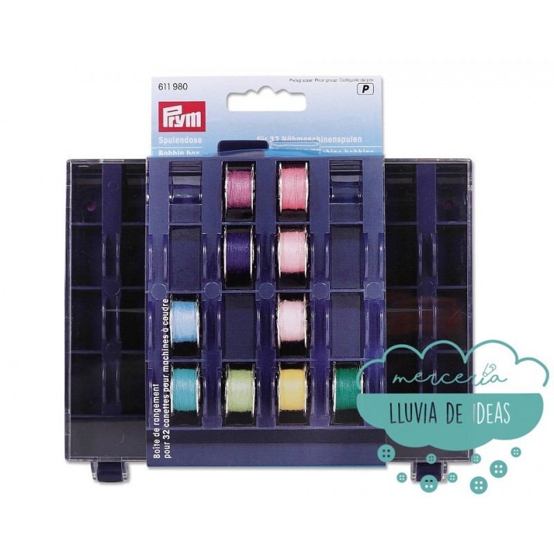 Cajita para 32 canillas para máquinas de coser - Prym Cajita para 32 canillas para máquinas de coser - Prym