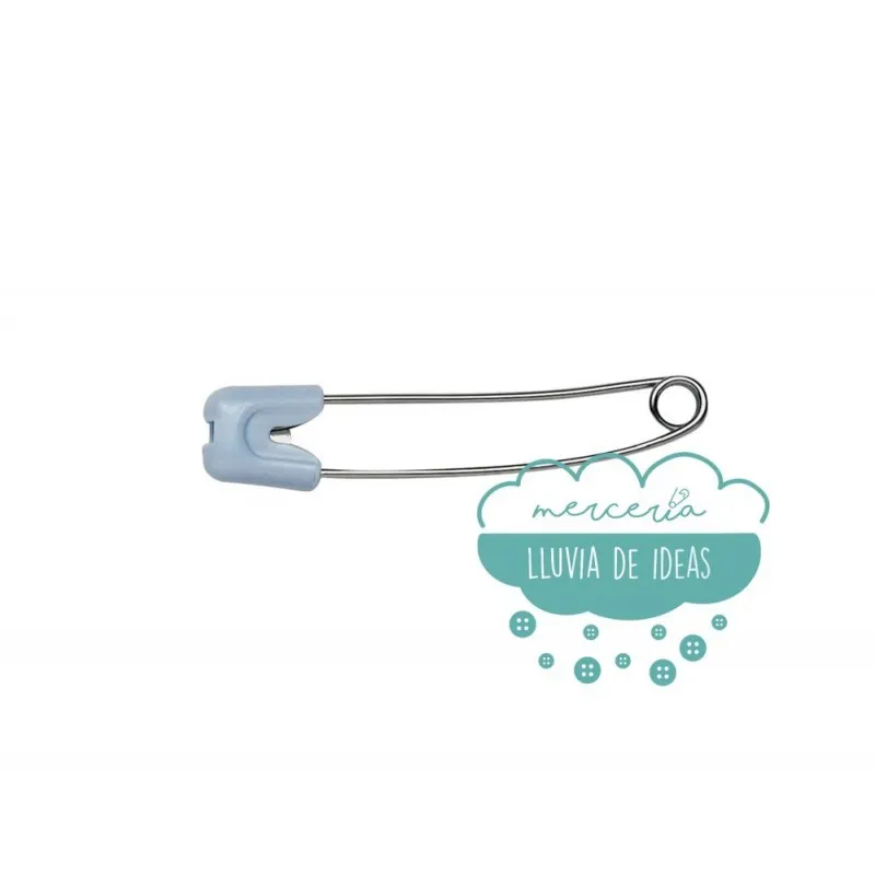 Pack de 4 imperdibles de seguridad para bebés - Color celeste