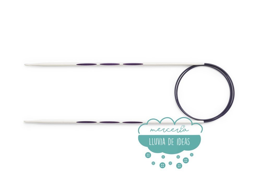 Agujas De Tejer Prym Chaqueta 35 Cm 5,00 Mm Ergonómicas De Un Solo Agujas Tejer